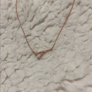 Rose Gold Constellation of Cancer zodiac necklace